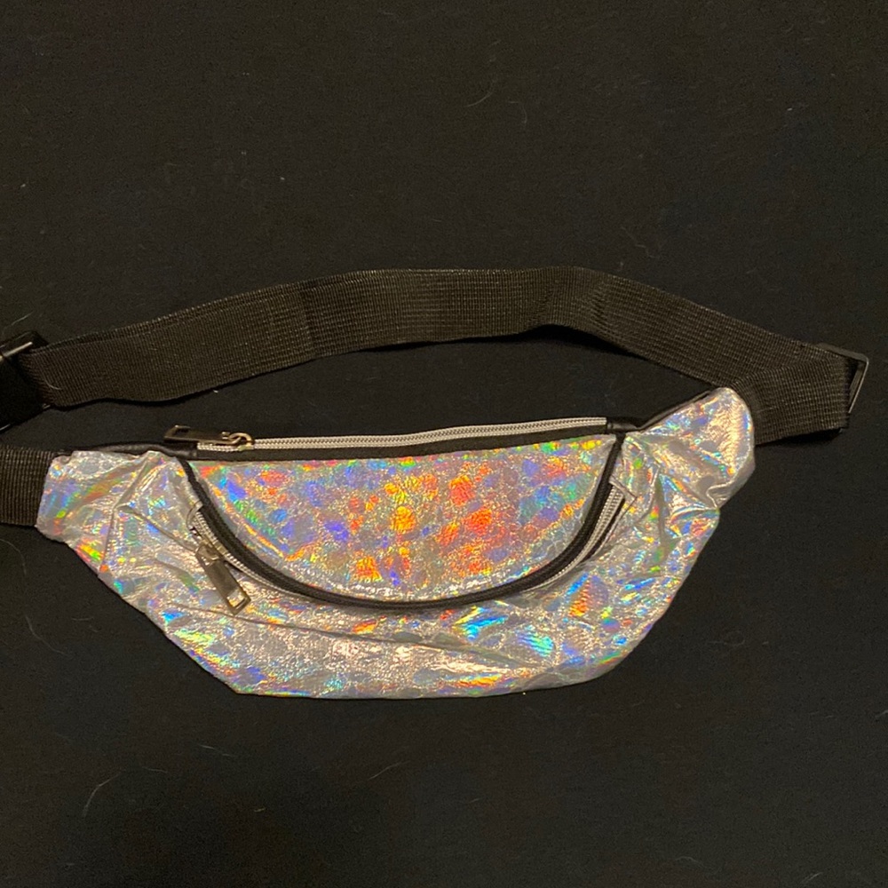 Iridescent fanny pack